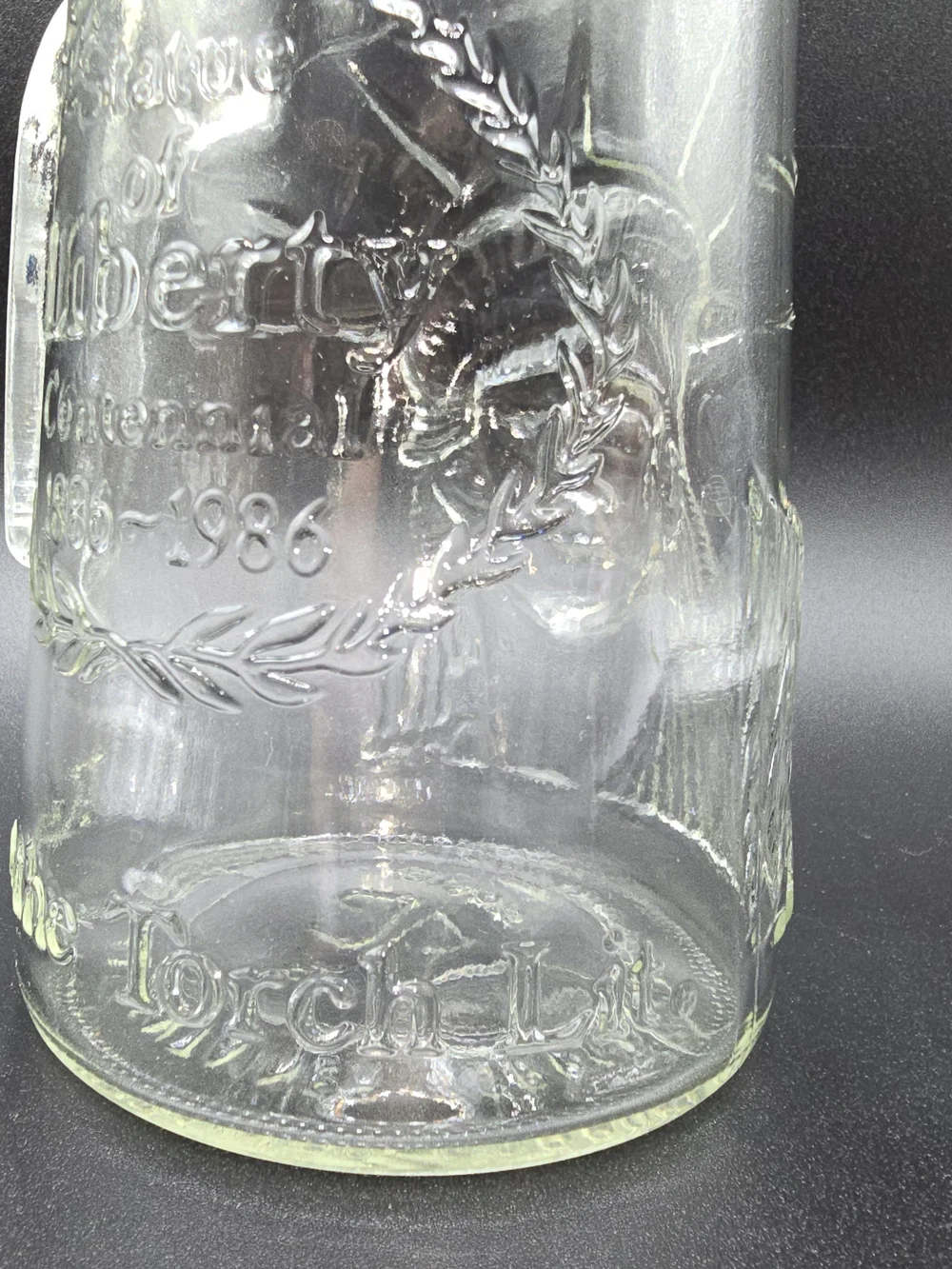 Vintage Anchor Hocking Statue Of Liberty Centennial Glass Mug USA 1985